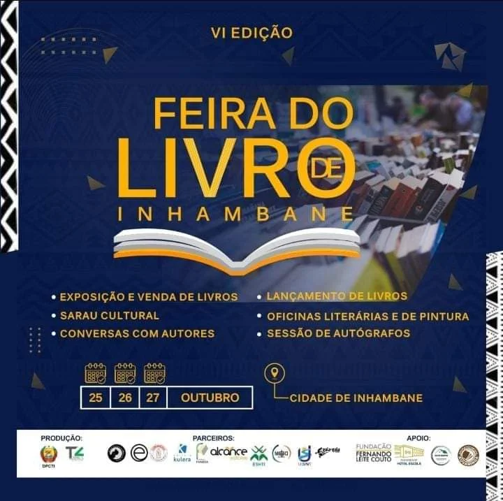 VI Edição da Feira do Livro de Inhambane acontece entre os dias 25 e 27 do Outubro