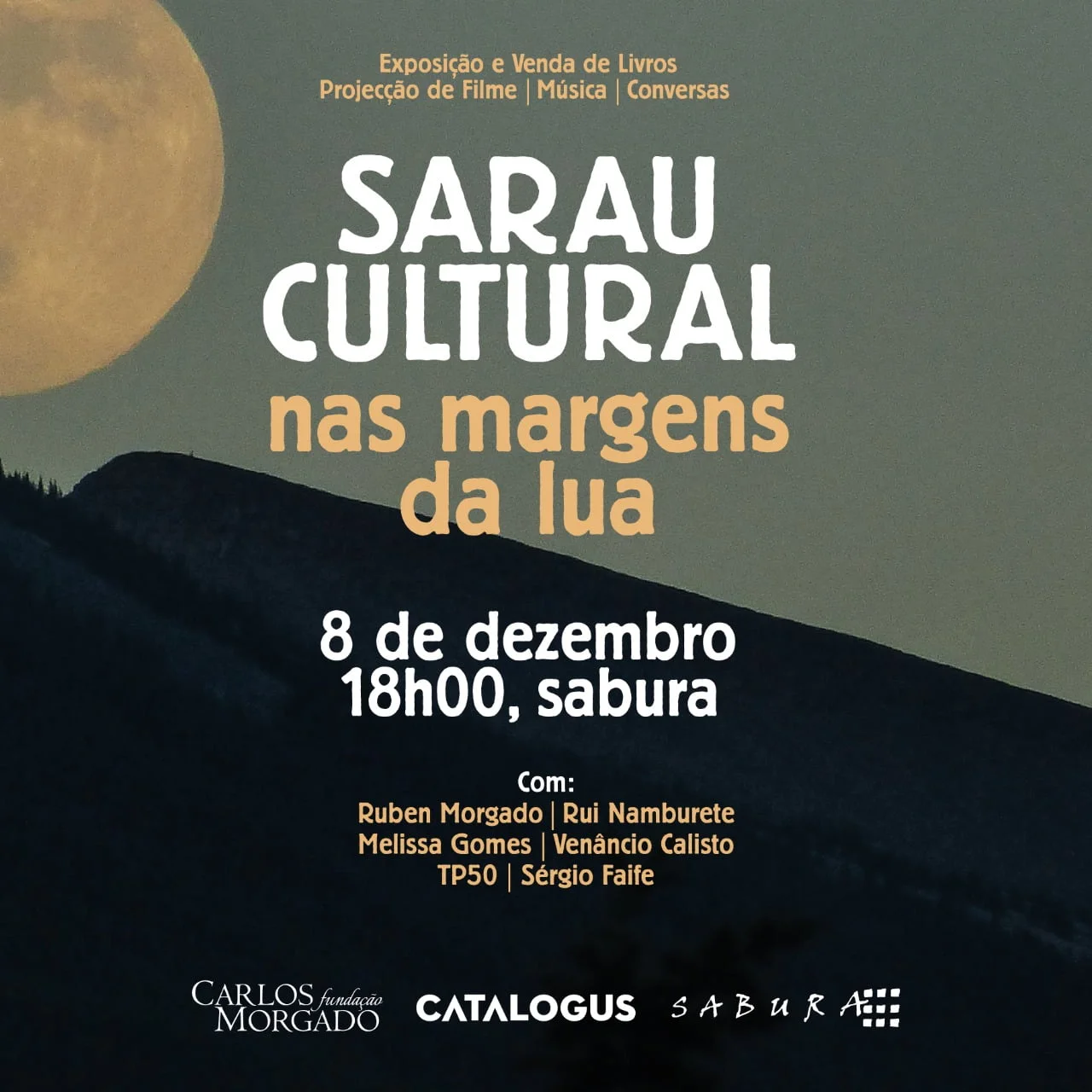 Próxima quinta-feira, “nas margens da Lua”, no Sabura