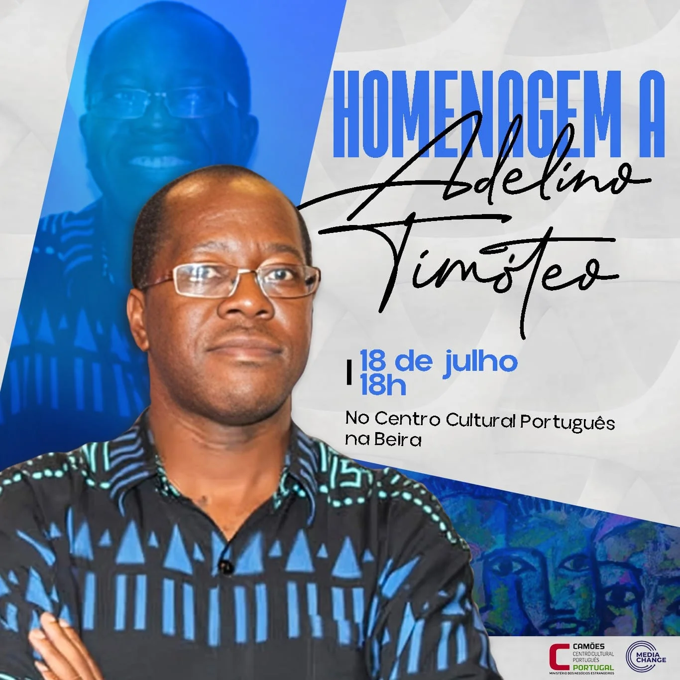 Adelino Timóteo homenageado na Beira