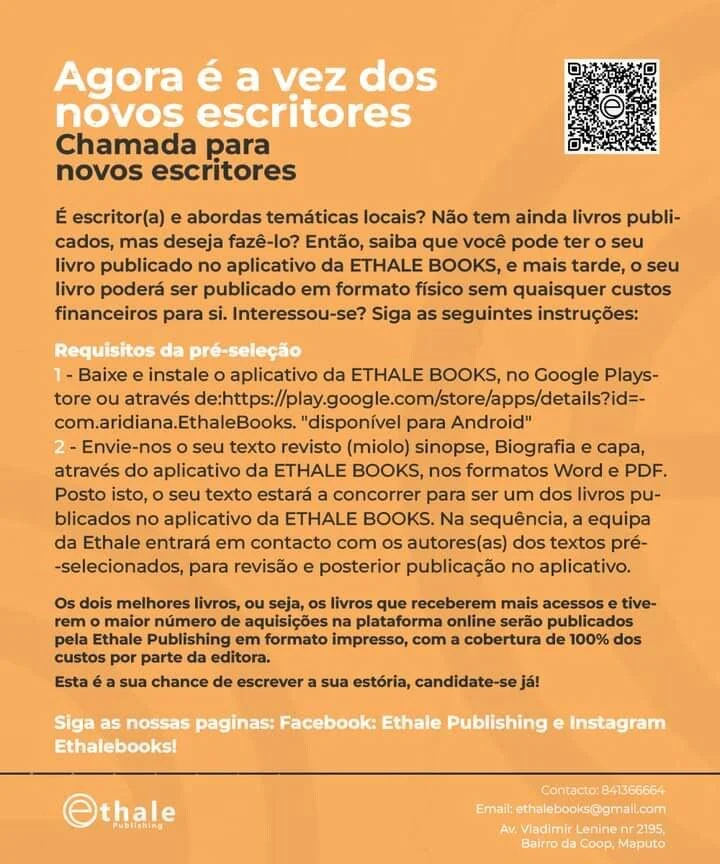 Agora é a vez dos novos escritores