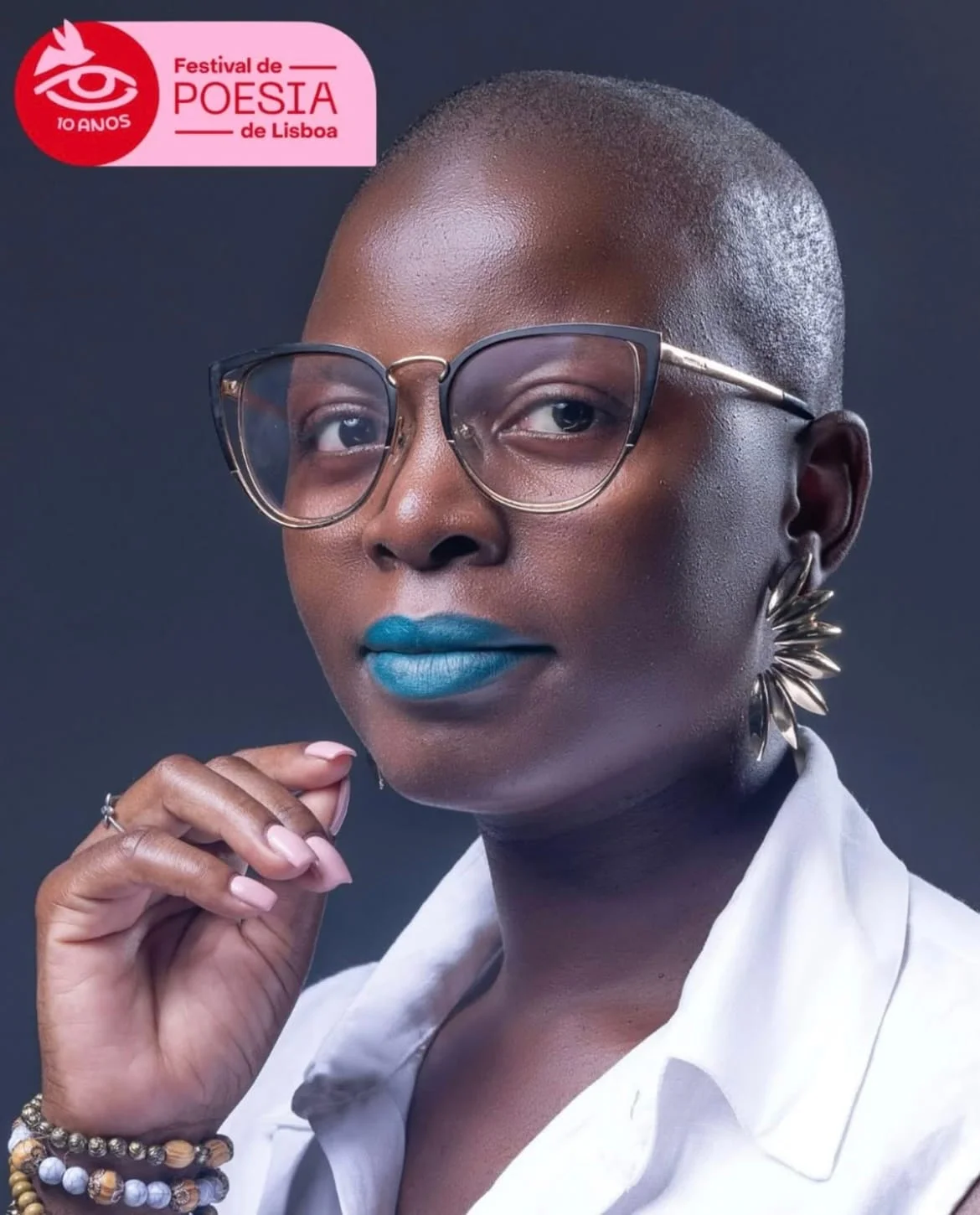 Énia Lipanga no décimo festival de poesia de Lisboa
