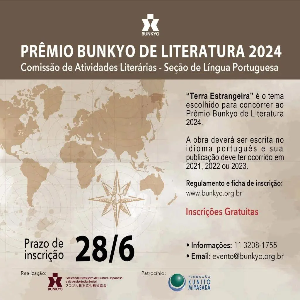 Candidaturas abertas ao Prémio Bunkyo